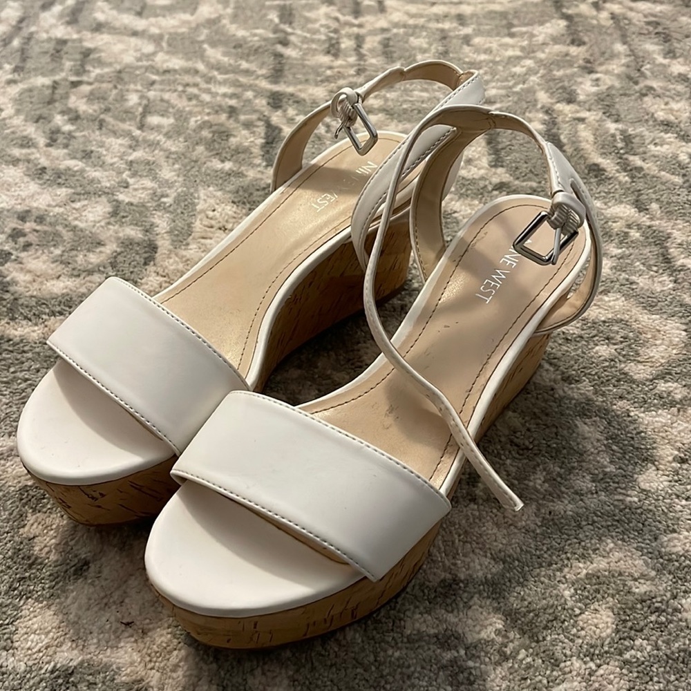 Just like new white wedges